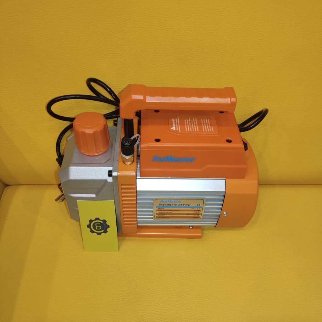Вакуумный насос одноступенчатый RefMaster VP-1.5A (220v)