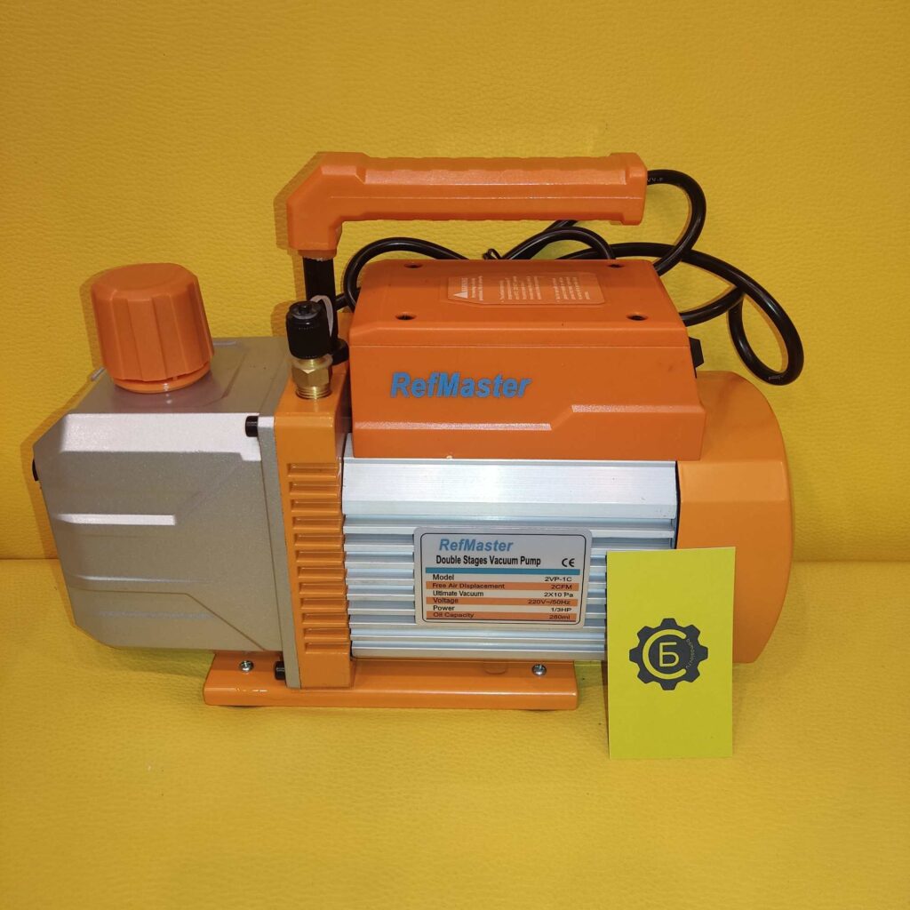 Вакуумный насос двухступенчатый RefMaster 2VP-1С (220v)