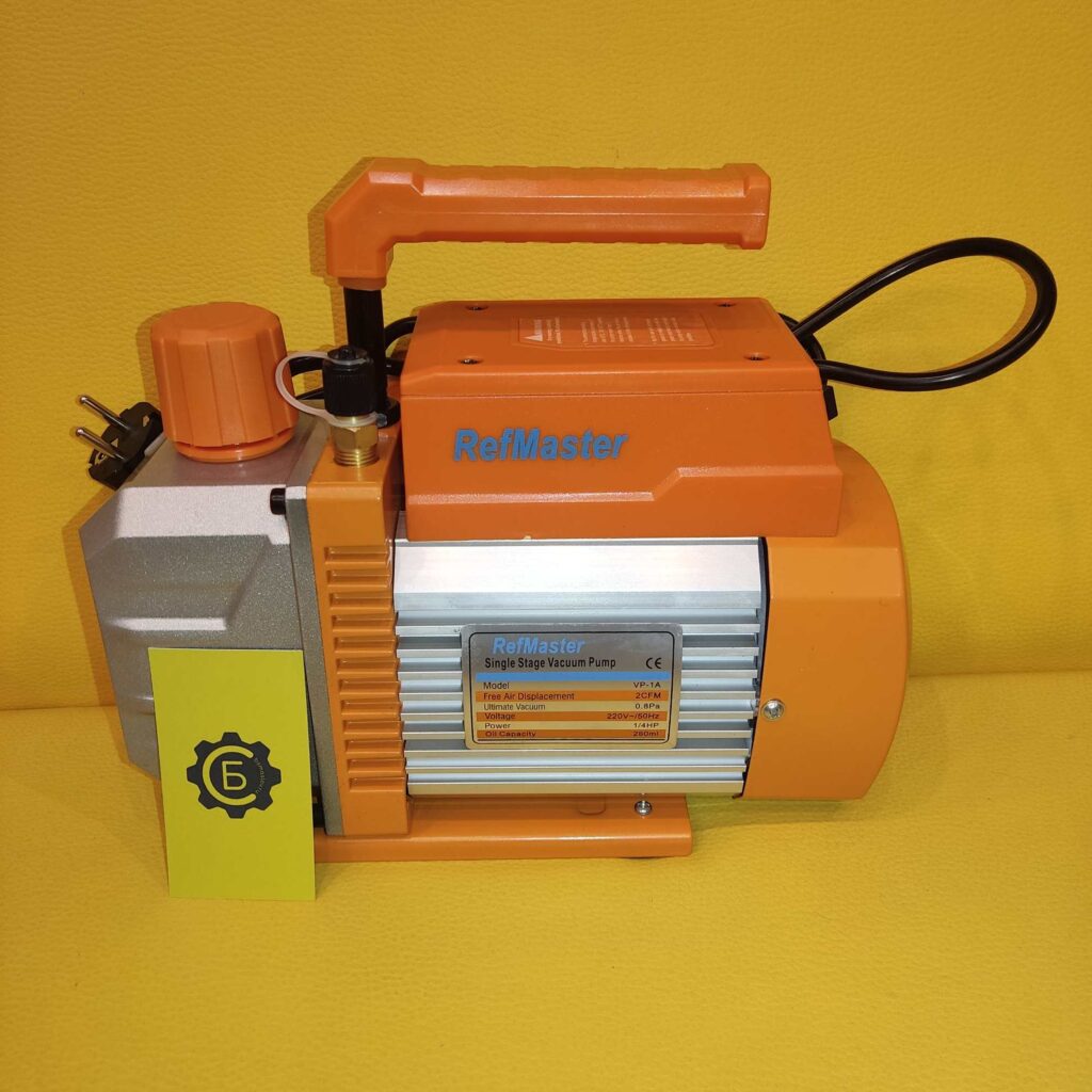 Вакуумный насос одноступенчатый RefMaster VP-1A (220v)