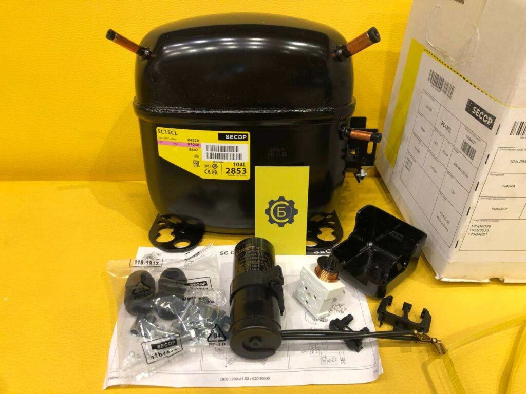 Secop (Danfoss) SC15CL L/MBP R404/507a 697/1349 Вт