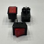 Выключатель 25А 4 конт. (крас)