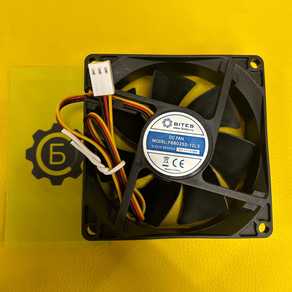 Вентилятор FB8025S 12V 0.08A (3 провода)